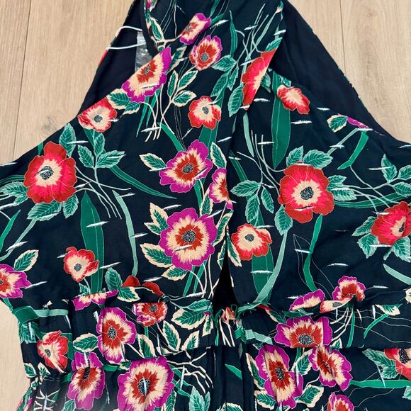 MISA Halter Kora Floral Jumpsuit - New with Tags - Women's Large - Picture 7 of 8